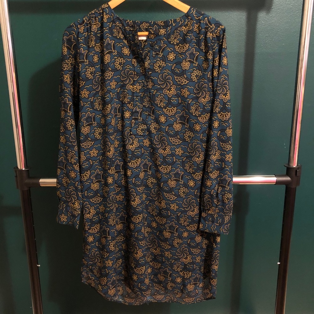 Anne Taylor Loft jewel toned dress